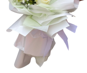 White Beautiful Roses view 3