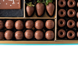 Chocolates and Strawberries New Year Greetings by NJD view 3