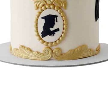 Classic Graduation Cake view 5