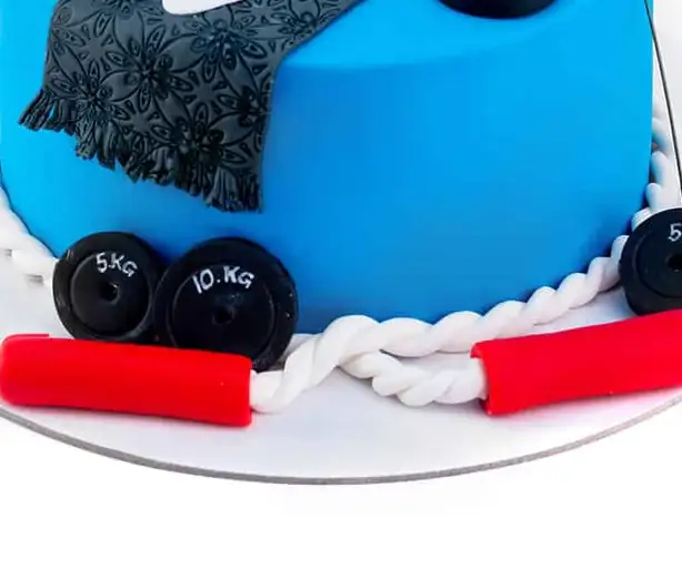 Gym Cake | Father's Day Cake view 3