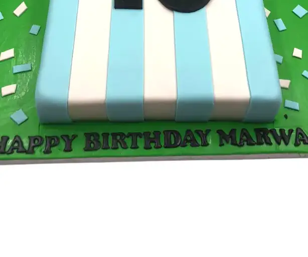 Messi Argentina Jersey Cake view 3