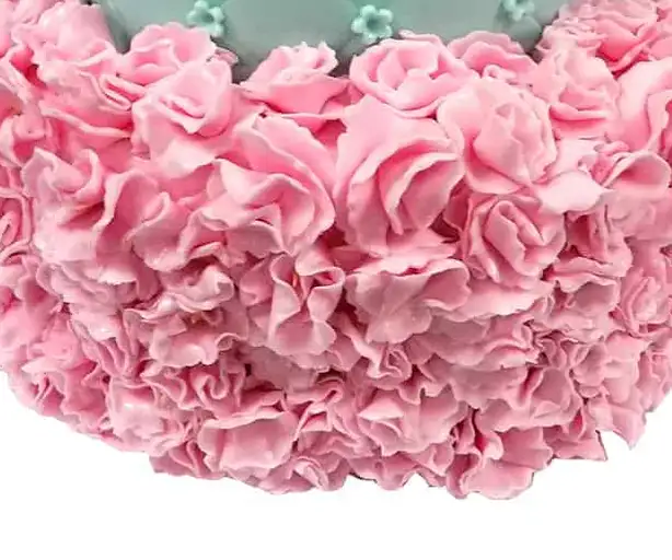 Tiffany Blue and Pink Roses view 3