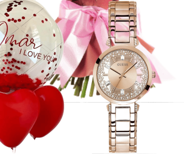 Birthday flowers and Watch gift 17 view 3