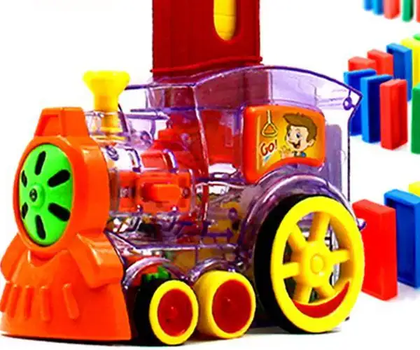 Little Angel Kids Toys Electric Domino Train view 3