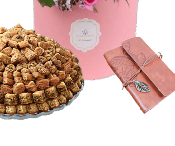 Corporate Gifts flower with arabic sweets 11 view 3