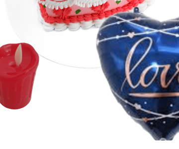 Anniversary Gifts cakes with candle and ballon 37 view 3