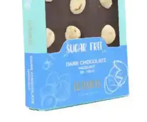 Sugar free Dark chocolate Hazelnut view 3