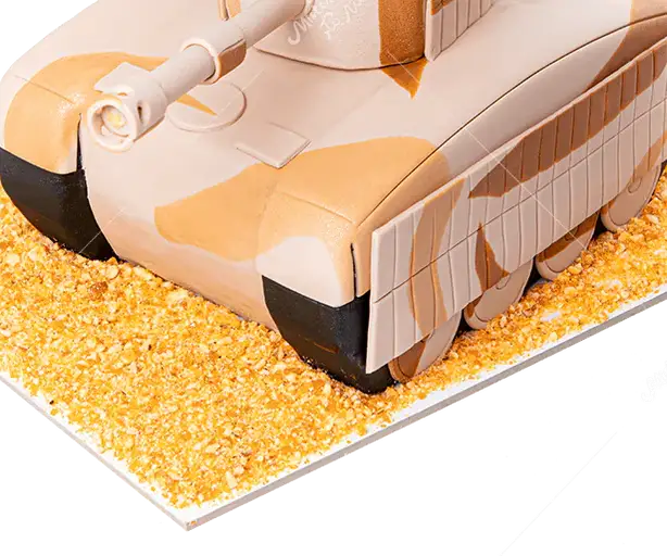 Military Tank Cake view 3