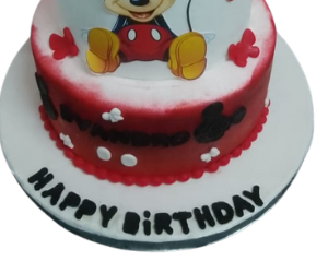 Minnie Mouse cake--! view 3
