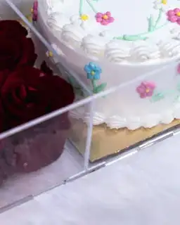 Bento Cake with flowers 2 view 5