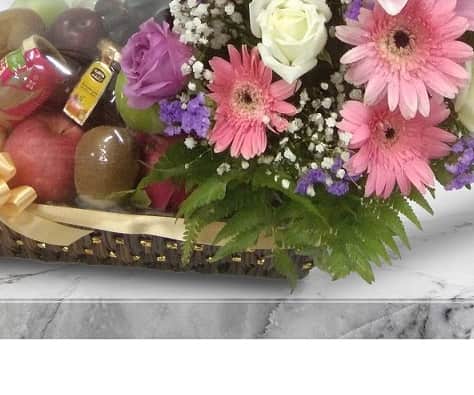 FFB0022 Flower and Fruits Basket view 3