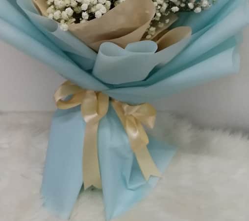HD1002 Roses and Daisy Bouquet view 3