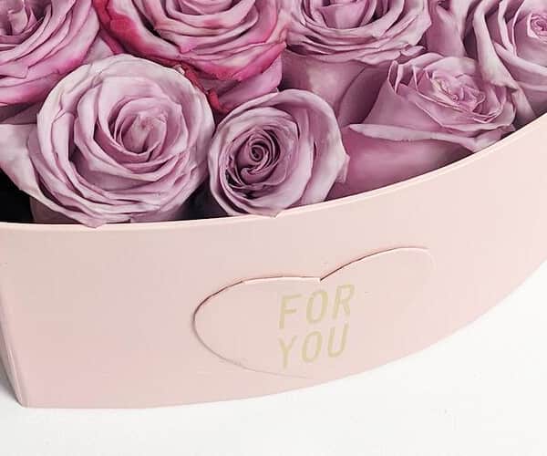 Gift Box with pink roses 18 pcs view 3