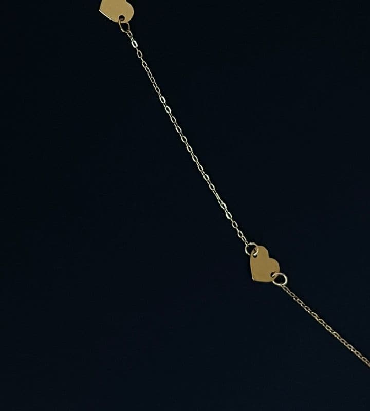 18K gold anklet 6 view 3