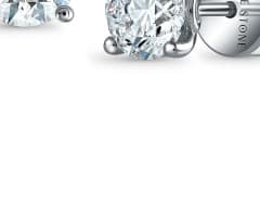 2 Round Cut Lab Grown Diamonds view 3