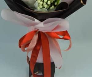 3 rose and 3 pink daisy in a hand bouquet 2 view 3