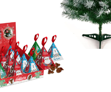 90 cm Classic Green Christmas Tree -CHRISTMAS CHOCOLATE 212017PYRAMID WT CHOCOLATE 40GR view 3
