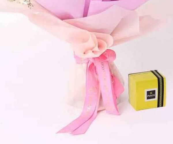 Dual Beauty 11 Roses and Deluxe Patchi Chocolates view 7