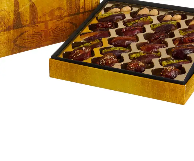 Dubai Skyline Gift Box with Assorted Stuffed Dates 380g view 3