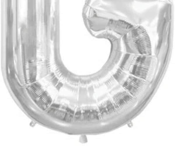Letter G Silver Foil Balloon - 5323 view 3
