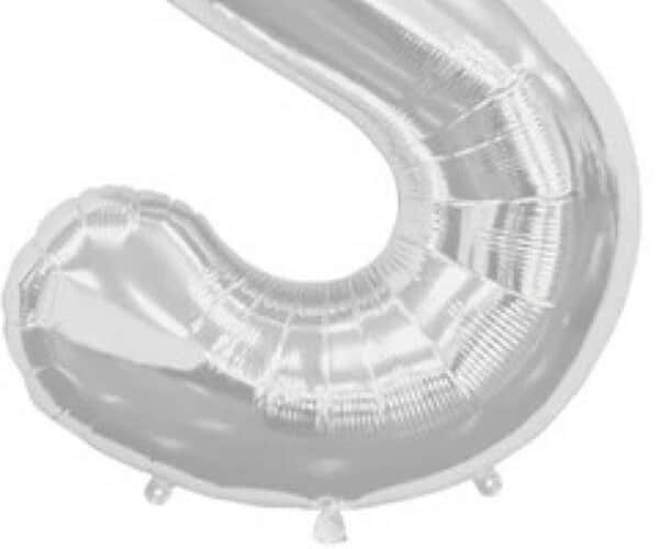Letter S Silver Foil Balloon - 5292 view 3