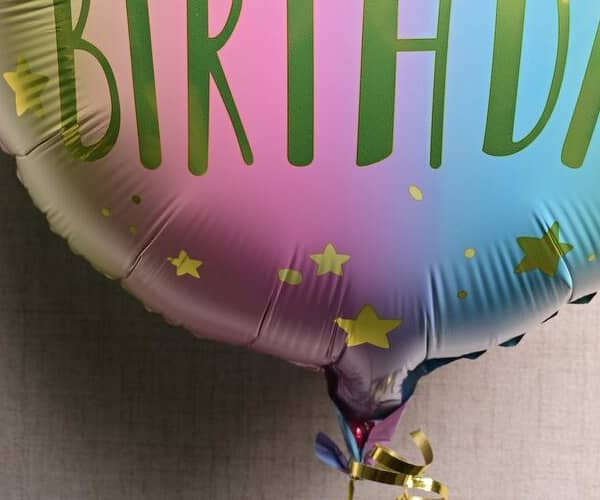 "Happy Birthday" Colorful Balloon 6717 view 3