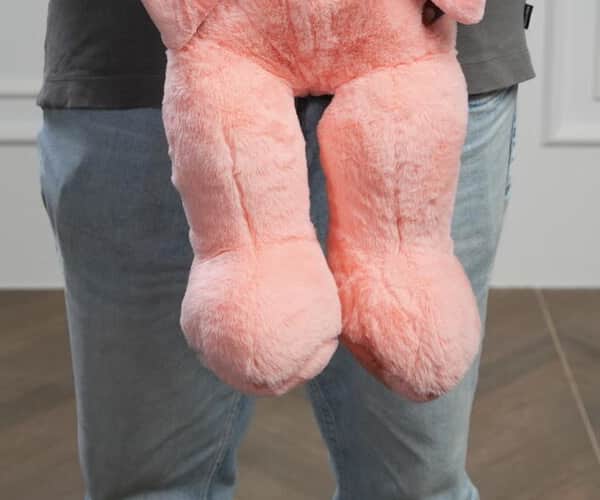 Soft Pink Love Bow Teddy Bear 7485 view 3