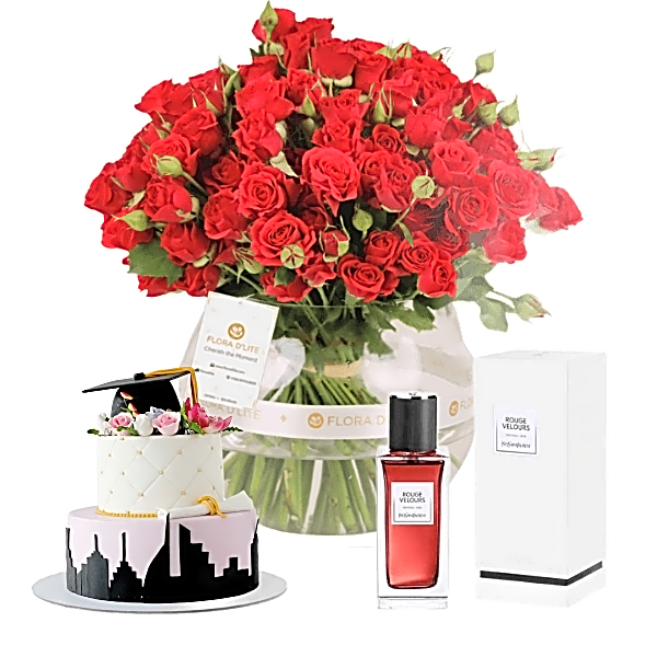 Graduation perfume and cake gift 6 view 1
