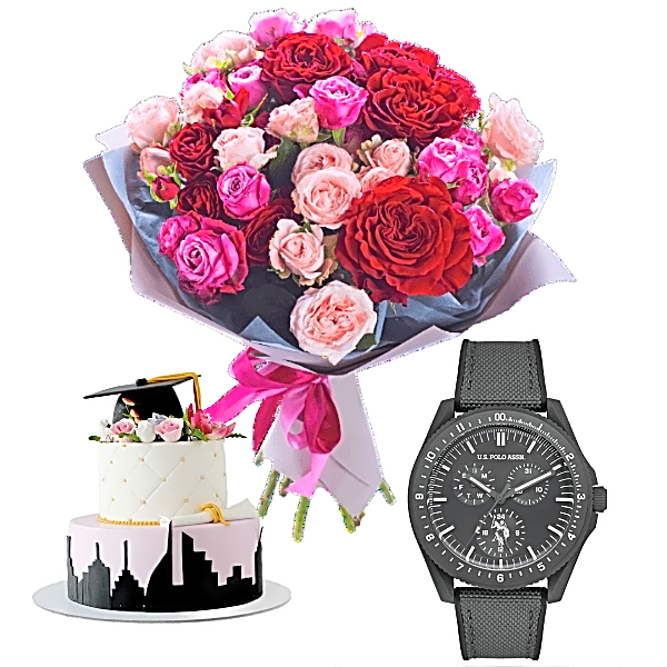 Graduation perfume and cake gift 36 view 1