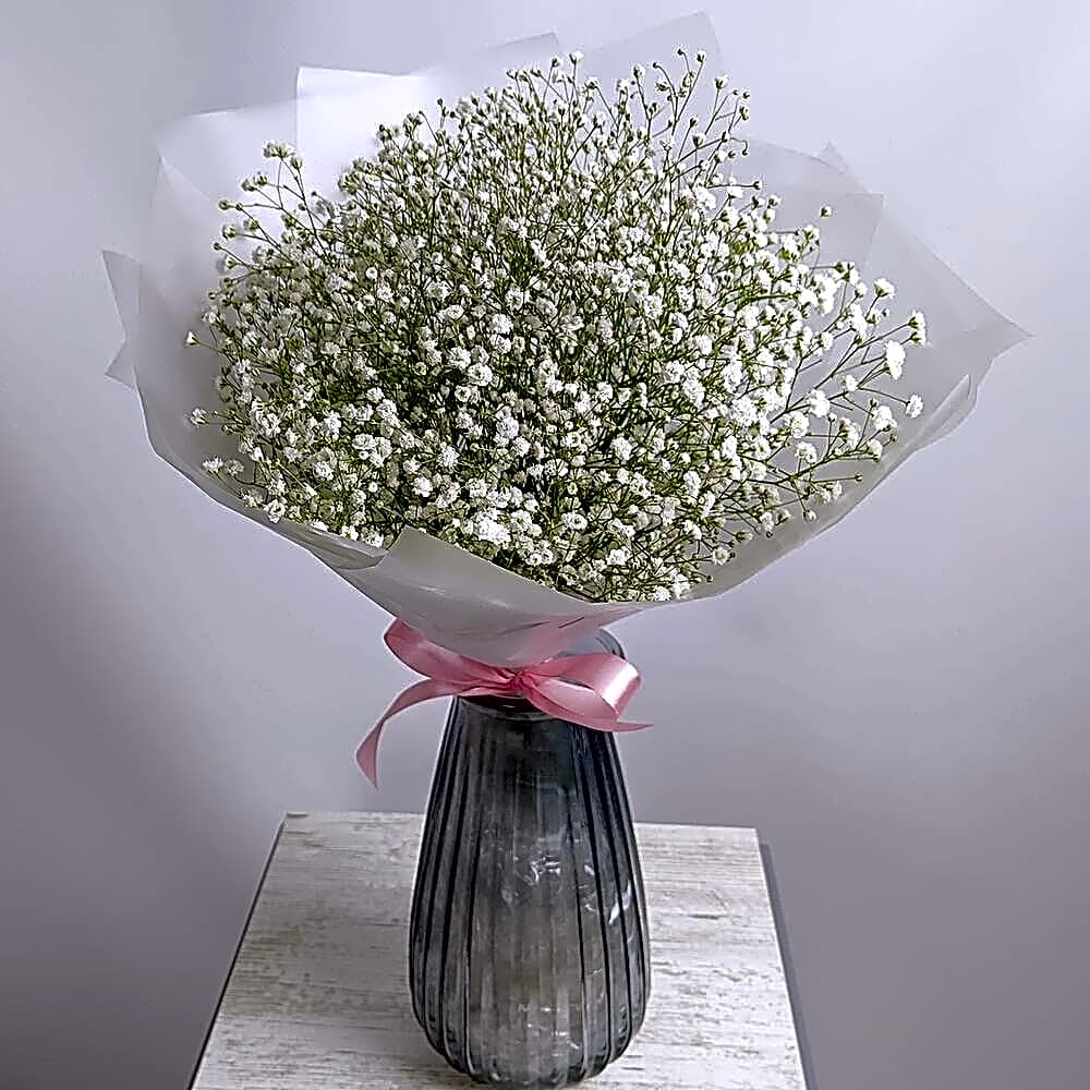 Bouquet of Gypsophila view 1