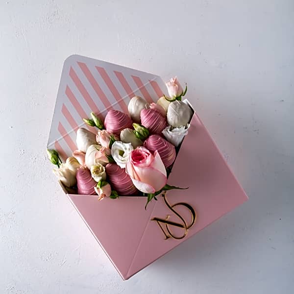 Roses and Strawberry view 1