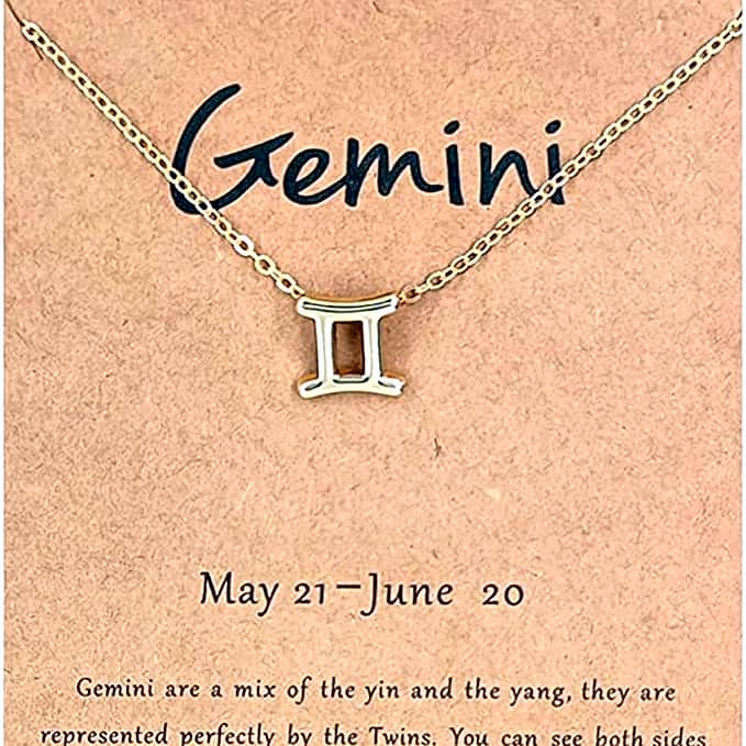 Gemini Necklace view 1