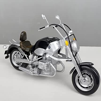 Metal Retro Motorcycle Model view 1
