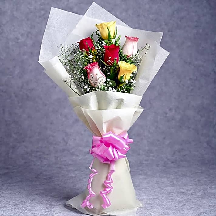 Bridal bouquet view 1