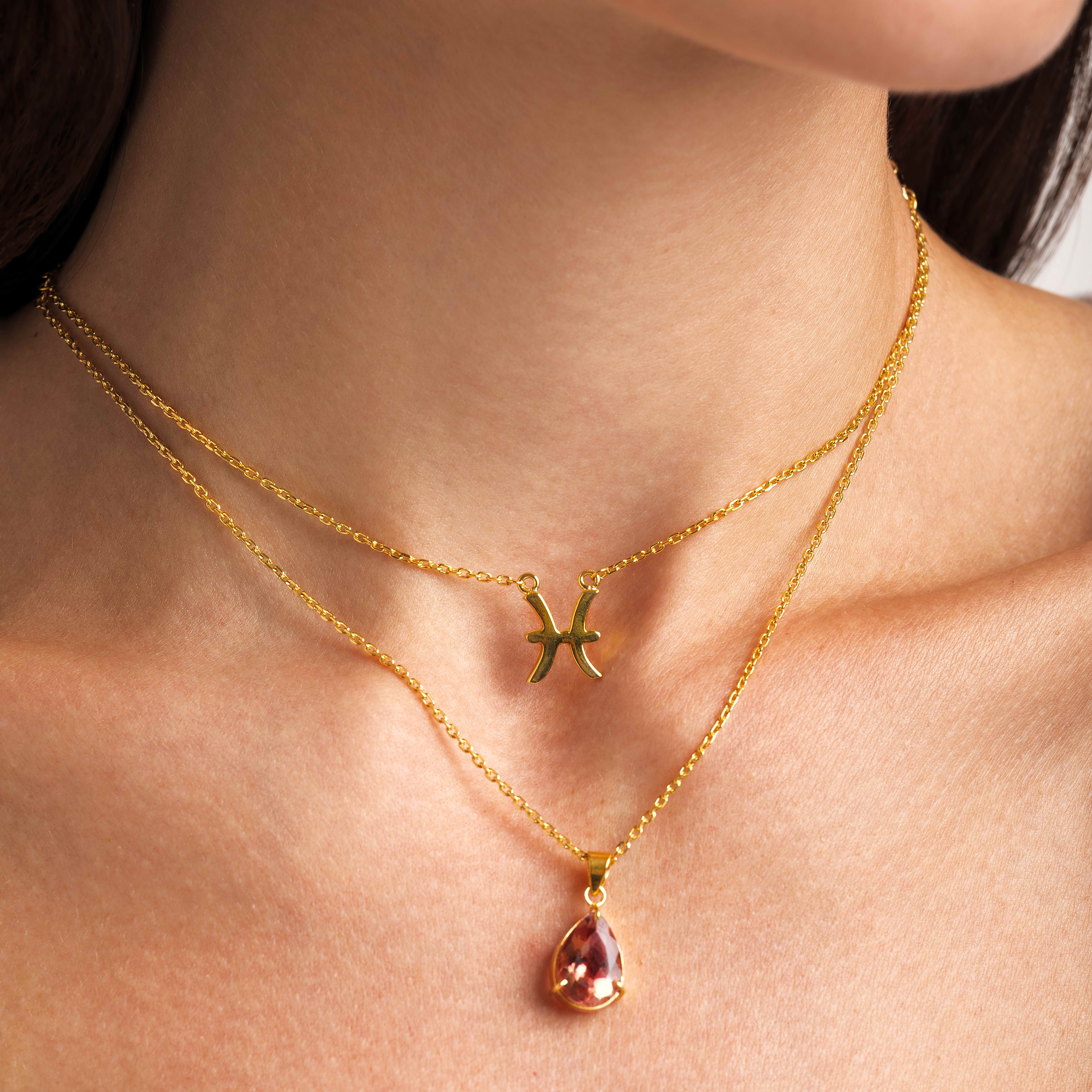 Pisces _Sparkle Necklace view 1