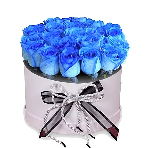 25 BLUE ROSE BOX view 1