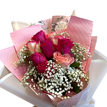 Mix rose bouquet'2 view 1