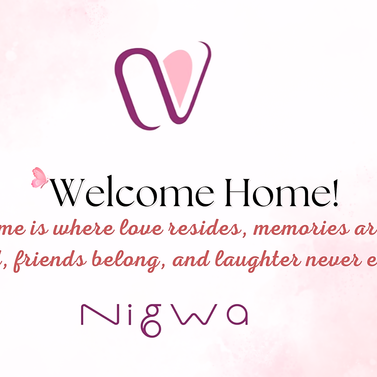 Welcome Home Card view 1