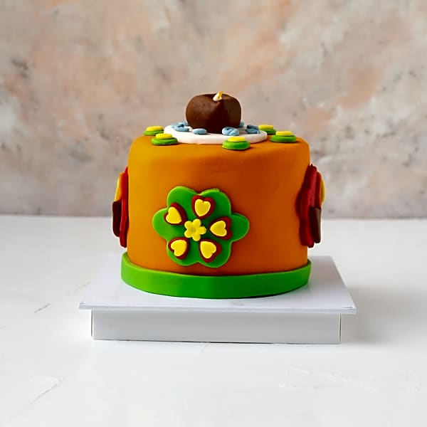Ethnic Diwali Mini Cake view 1