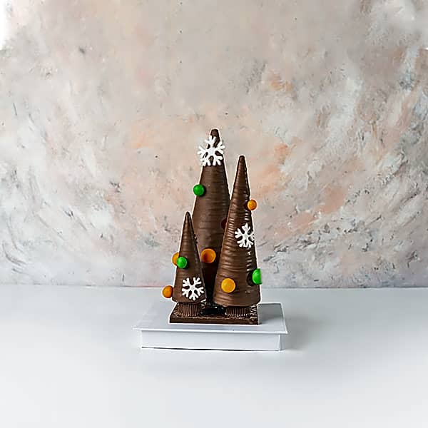 Pure Belgian Chocolate Christmas Tree by NJD view 1