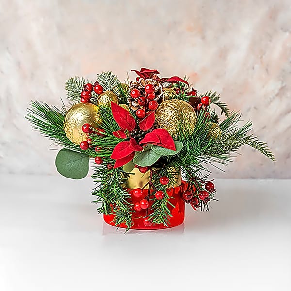 Christmas Hamper Arrangement by NJD view 1