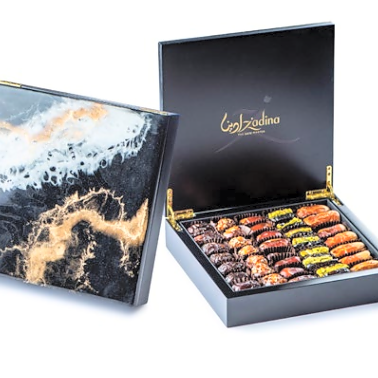 Luxury wooden art box view 1