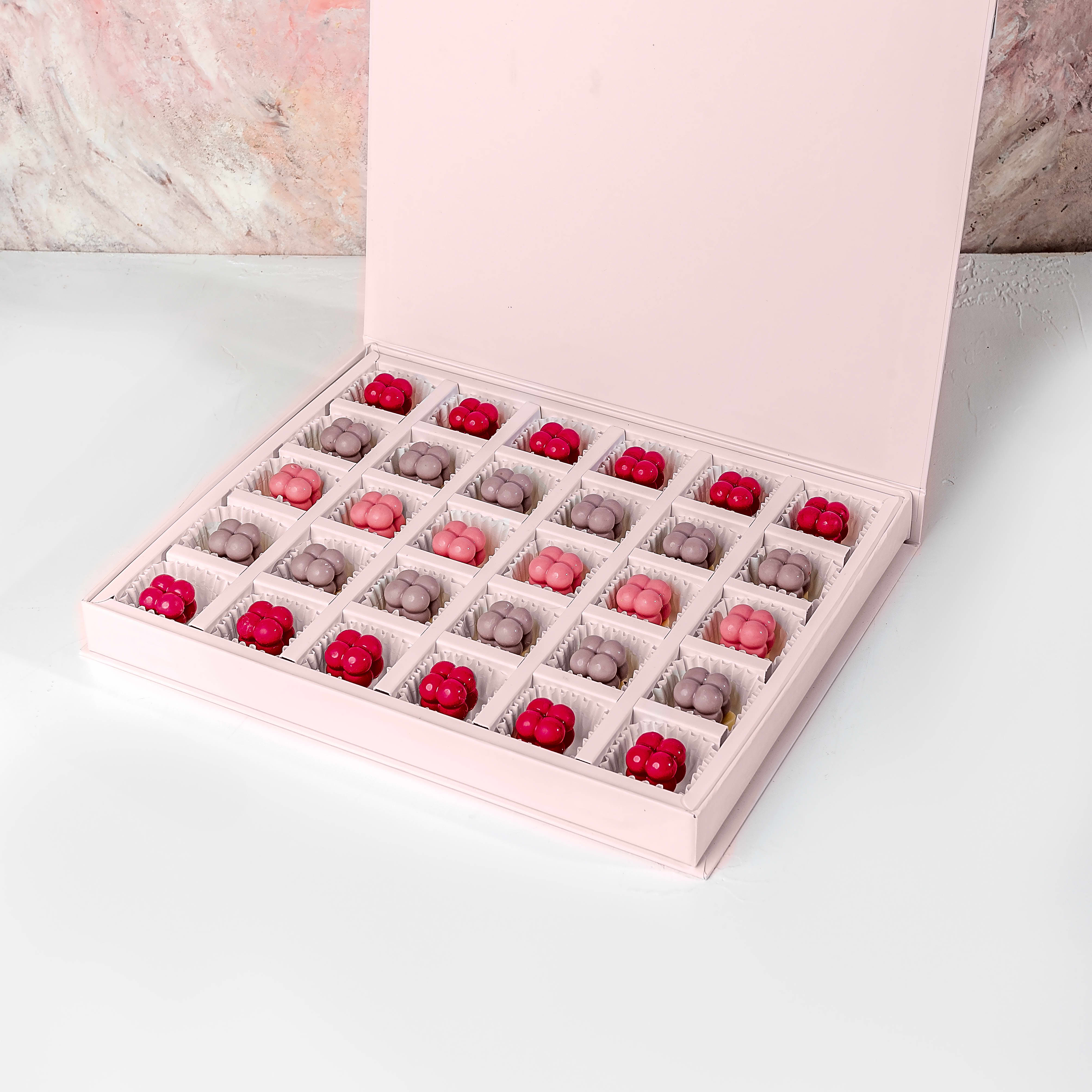 30 Assorted Ombre Chocolates by NJD view 1