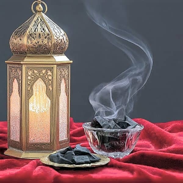 Metal Ramadan lantern & Laboratory & incense view 1
