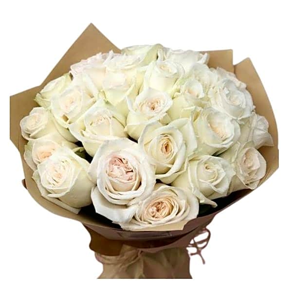 BOUQUET 40 WHITE ROSES view 1