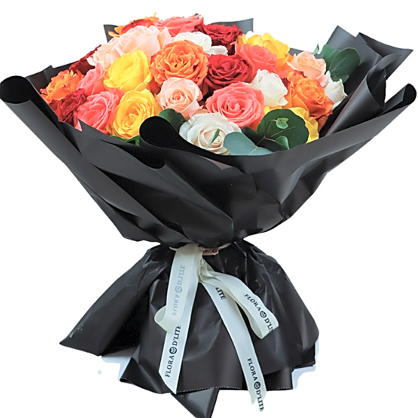 Shiny flowers view 1
