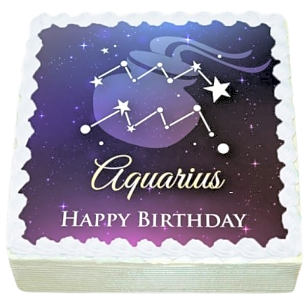 Aquarius Cake view 1