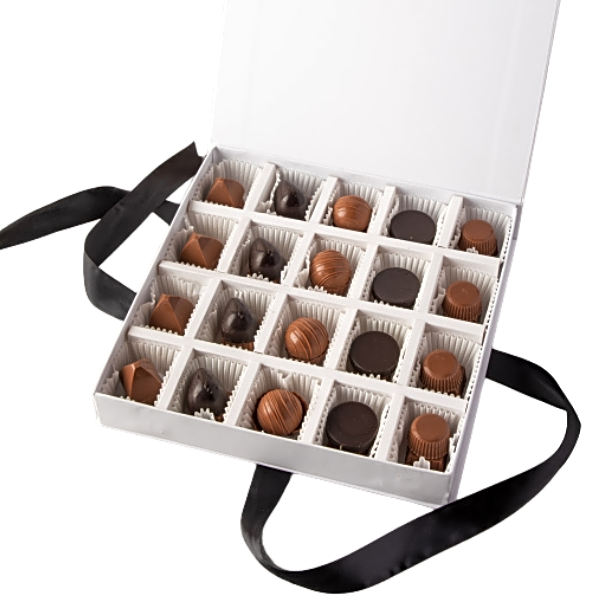 Assorted box of chocolate view 1