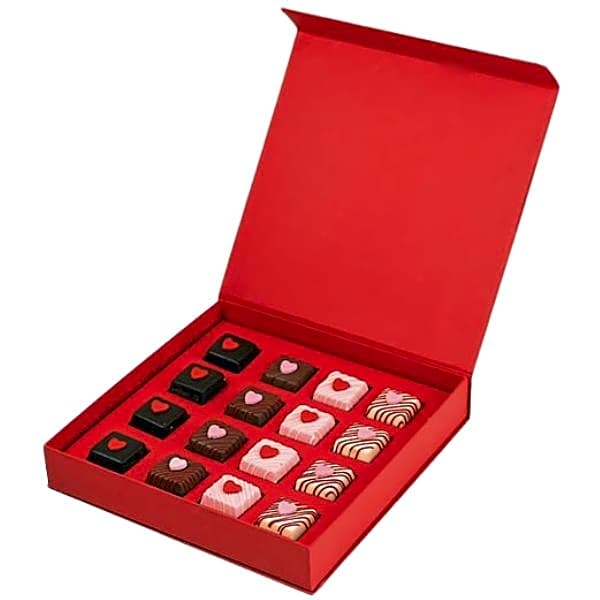 Assorted Chocolate Red Box view 1