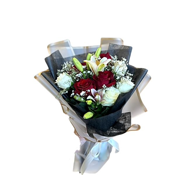 Mix rose bouquet12 view 1